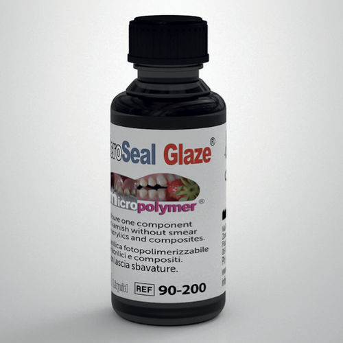 Material dental de fibra acrílica - micro Seal Glaze ® - megadental italia - barnizado / para puente dental / para corona