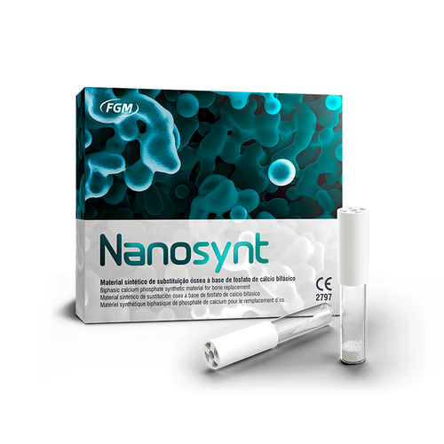Sustituto óseo sintético - Nanosynt - Dentscare Ltda. - para cirugía dental / gránulos