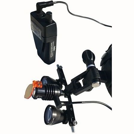 Fotóforo para odontología - KITLF4 - Lobo - LED / para lupa binocular / con fuente de luz portátil
