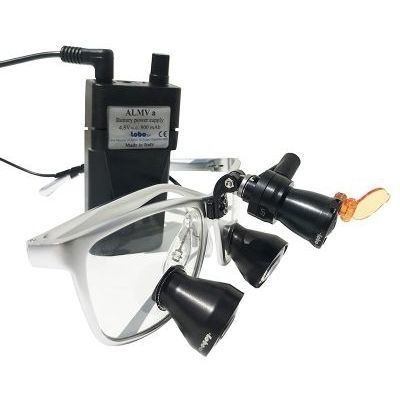 Fotóforo para odontología - KITLV3 - Lobo - LED / para lupa binocular / con fuente de luz portátil