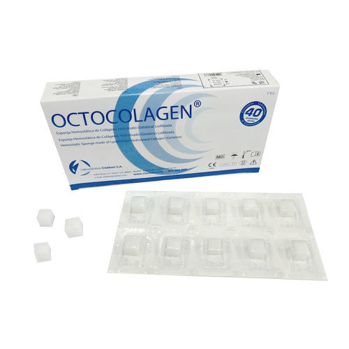 Agente hemostático pad - Octocolagen ® - Laboratorios Clarben S.A. - cirugía dental