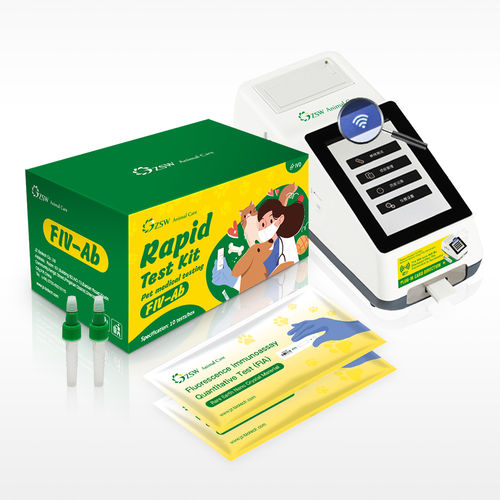 Kit de prueba de SIDA - FIV Ab - JZ Biotech - veterinario / para felinos / para antígenos