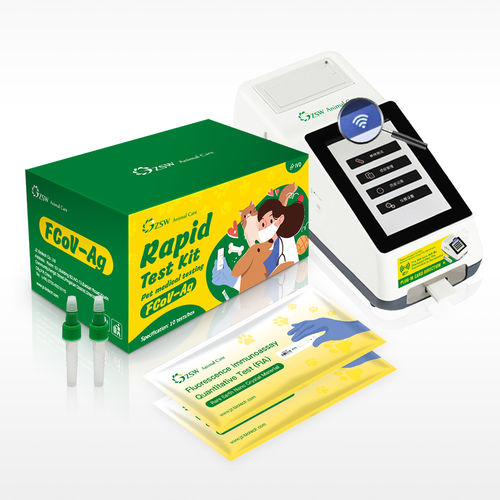 Kit de prueba de coronavirus felino - FCoV Ag - JZ Biotech - veterinario / para felinos / para antígenos