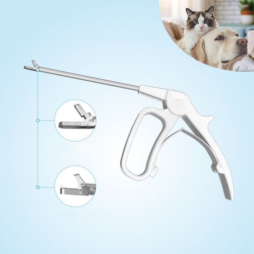 Pinza veterinaria - JZB-A-180 - JZ Biotech - de biopsia / desechable / recta