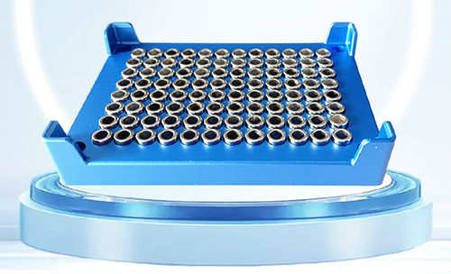 Soporte de laboratorio por separación magnética - M96 - caborn link  intelligence company - para tubos de microcentrífuga