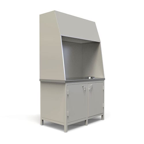 Campana de laboratorio - FHS-301-S - PALOMA - de pie / electrostática / de acero inoxidable