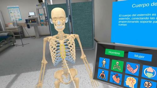 Sala de realidad virtual de anatomía - MetaMedics - inmersiva / 3D / RV
