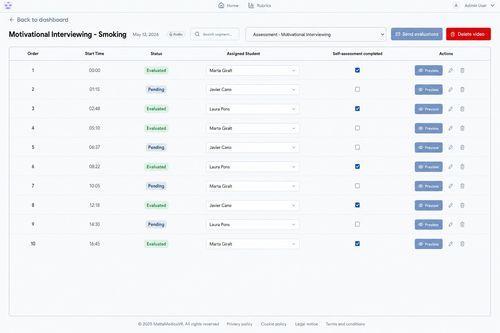 Plataforma de IA para el sector médico - MetaMedics - para hospitales / de formación / de educación