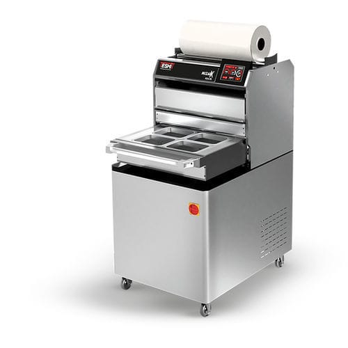 Operculadora semiautomática - MIZAR FCH-71 - TESMIT - compacta / con pantalla táctil / con ruedas