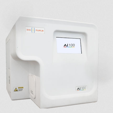 Digitalizador de portaobjetos de microscopio - AI100 - SigTuple Technologies - automático / digital / asistido por IA