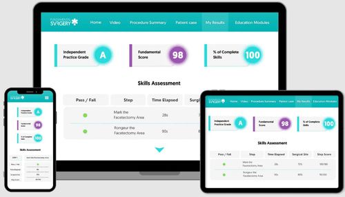 Software quirúrgico - FundamentalVR - de gestión de datos / de medición / de formación