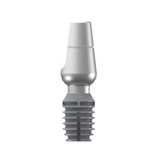 Implante dental cilíndrico - MDM - Shorter Implant - de titanio / interno / corto