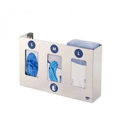 Dispensador de guantes - 957330 - Epibox - de acero inoxidable