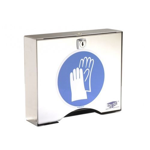 Dispensador de guantes - 957600 - Epibox - de acero inoxidable
