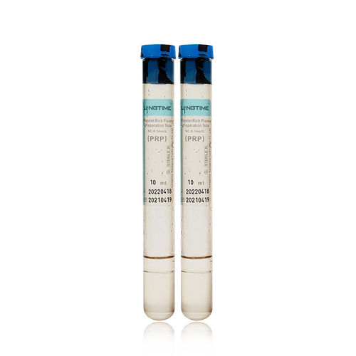Tubo de extracción para plasma rico en plaquetas - LT-PRP-10ml - Zhuhai Longtime Biological Technology Co., Ltd. - cilíndrico / por plasma / de células