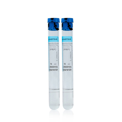 Tubo de extracción para plasma rico en plaquetas - LT-PRP-10ml - Zhuhai Longtime Biological Technology Co., Ltd. - cilíndrico / por plasma / de sangre total