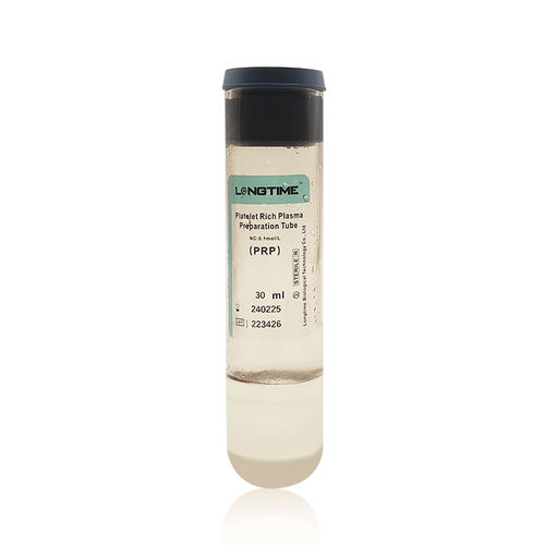 Tubo de extracción para plasma rico en plaquetas - LT-PRP-30ml - Zhuhai Longtime Biological Technology Co., Ltd. - cilíndrico / de sangre / de células
