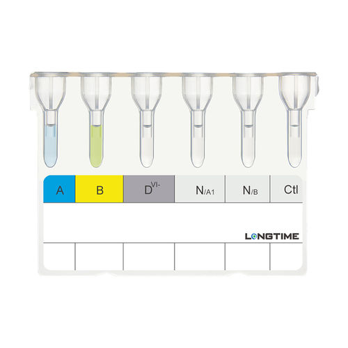Kit de prueba de agrupamiento sanguíneo - REF-76516 - Zhuhai Longtime Biological Technology Co., Ltd.