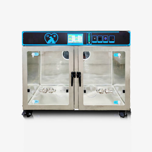 Jaula veterinaria para cuidados intensivos - VET-V202 - Olive - 4 compartimentos / 2 compartimentos / 4 módulos