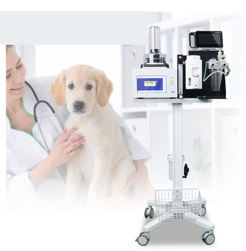 Estación de anestesia veterinaria para la experimentación con animales - VET-VT - Olive - para animales pequeños / para animales grandes / en carro