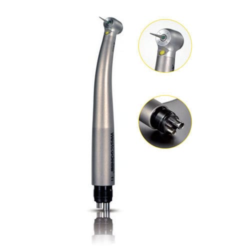 Turbina para odontología - XM-H0247 - Foshan Snyder Medical Equipment Co.,Ltd. - de aire / de titanio / con caño cuádruple externo