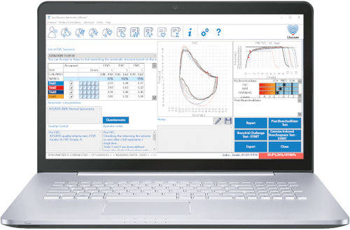 Software médico - SpiroReporter - Uscom Europe - de espirometría / de análisis / de gestión
