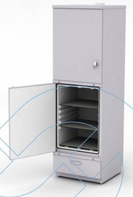 Armario para productos químicos - 02.01.811 - Labexpert - de laboratorio / de metal / blanco