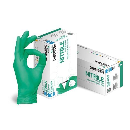 Guante de nitrilo - X2260GR - Bergamot - sin látex / de laboratorio / de reconocimiento