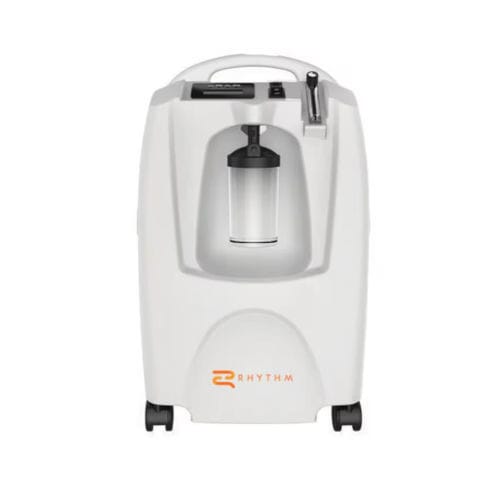 Concentrador de oxígeno médico - LM5BA - Rhythm Healthcare - con ruedas