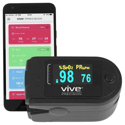 Pulsioxímetro de dedo - DMD1046 - Vive Health - médico / BPCO / OLED