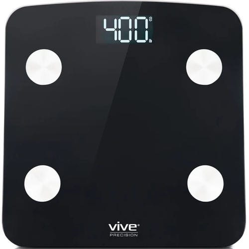 Balanza pesa-personas de precisión - DMD1044BLK - Vive Health - para fitness / plataforma / con cálculo del IMC