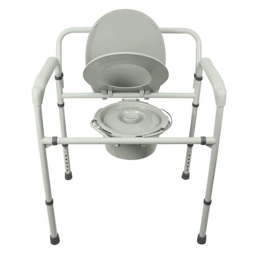 Silla con orinal bariátrica - LVA1059 - Vive Health - con reposabrazos / con cubo / de altura variable