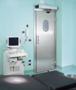 Puerta para sala de operaciones - PSM1A - VINCAL - corredera / de acero inoxidable