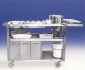 Carro médico - 304 - VINCAL - de acero inoxidable / móvil