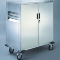 Armario para sala de operaciones - 2690 - VINCAL - con estante / con puerta / con ruedas