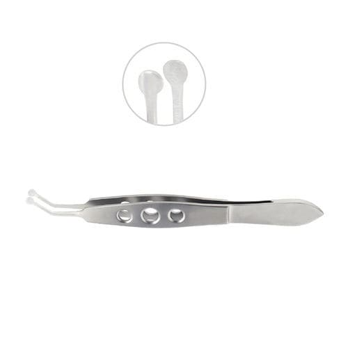 Pinza para oftalmología - SM-0724 - Stellmacher Instruments - de Tweed / curva / de acero inoxidable