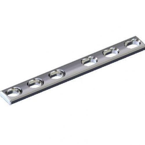 Placa de compresión para fragmentos óseos grandes - 5210-001-0 series - Ortobio - bloqueada / de acero inoxidable