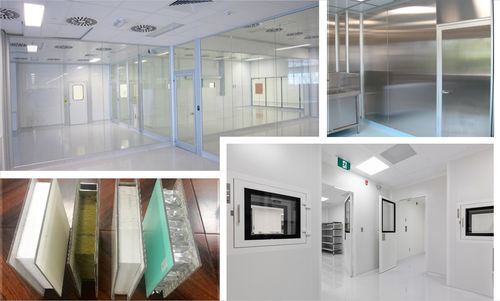 Estructura de muros para sala blanca - Nicos Group Inc. - modular