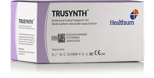 Hilo de sutura reabsorbible - Trusynth - Healthium Medtech - cirugía ortopédica / cirugía oftálmica / cirugía de los tejidos blandos