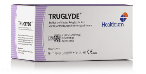 Hilo de sutura reabsorbible - Truglyde - Healthium Medtech - 9-0 / 2
