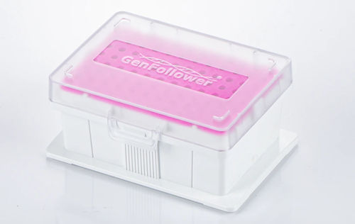Soporte de laboratorio para puntas de pipeta - E-WRC-A - Shaoxing GenFollower Biotech CO., LTD. - de policarbonato
