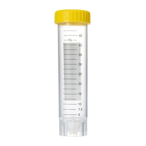 Tubo de ensayo de laboratorio - B-SCTB50YE - Shaoxing GenFollower Biotech CO., LTD. - de polipropileno / estéril / con tapón de rosca