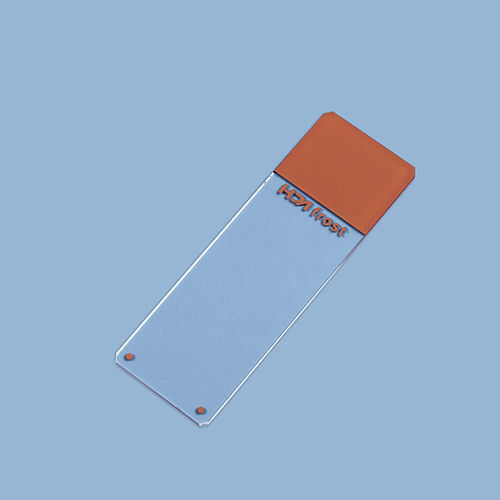 Portaobjetos de vidrio deslustrado - 710 series - Jiangsu Huida Medical Instruments - con revestimiento de color