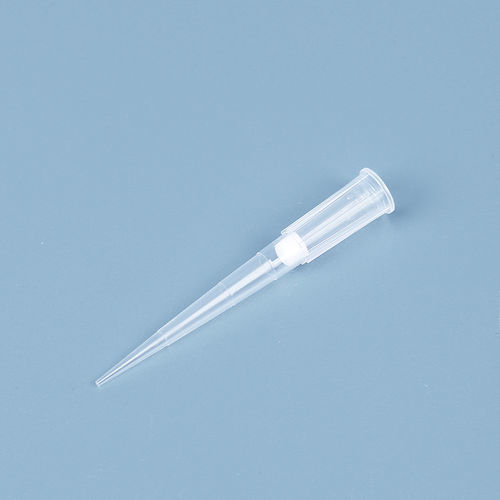 Punta de pipeta con filtro - HP2031 series - Jiangsu Huida Medical Instruments - sin esterilizar / de baja retención / amarilla