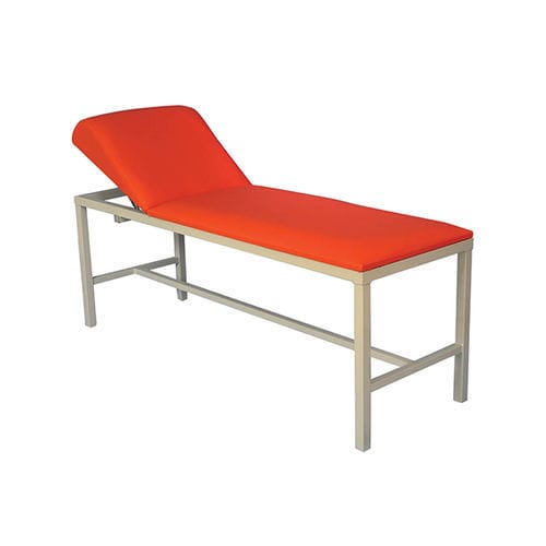 Mesa de exploración general - OVVO Medical Solutions - manual / con respaldo regulable / de 2 secciones