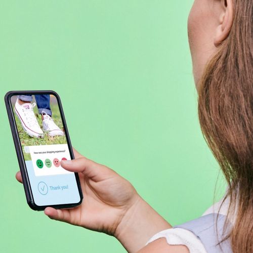 Aplicación para móviles de satisfacción del cliente - SMILEY DIGITAL™ - HAPPYORNOT - para informes / médica / de hospital
