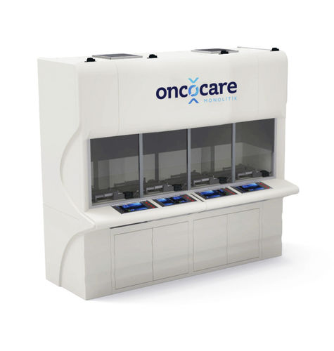 Sistema de mezclado totalmente automatizado - MC series - Oncosem - para la industria farmacéutica / de manipuación de líquidos / con agitación