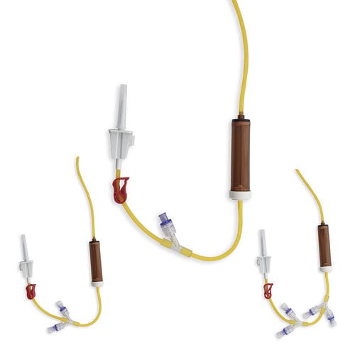 Set de perfusión quimioterapia - OAS026-P  - Oncosem - con filtro para prevenir la contaminación de partículas / con conector en Y / con cámara de goteo