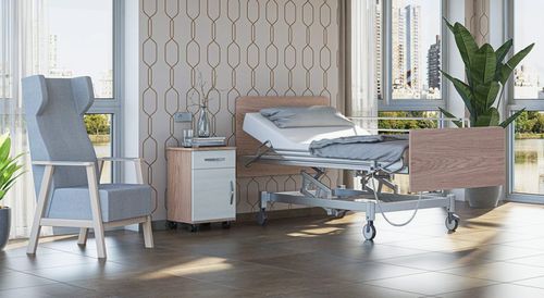 Mesa de cabecera con ruedas - MAE6000ME - SENIORCARE - modular / con cajones