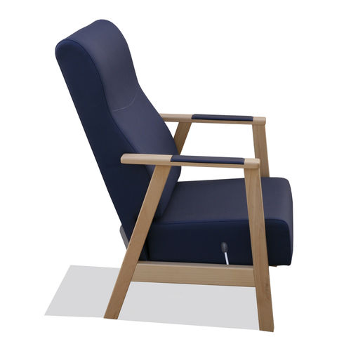 Silla para sala de espera - UNN0013MB - SENIORCARE - para adulto / con reposabrazos / con respaldo alto